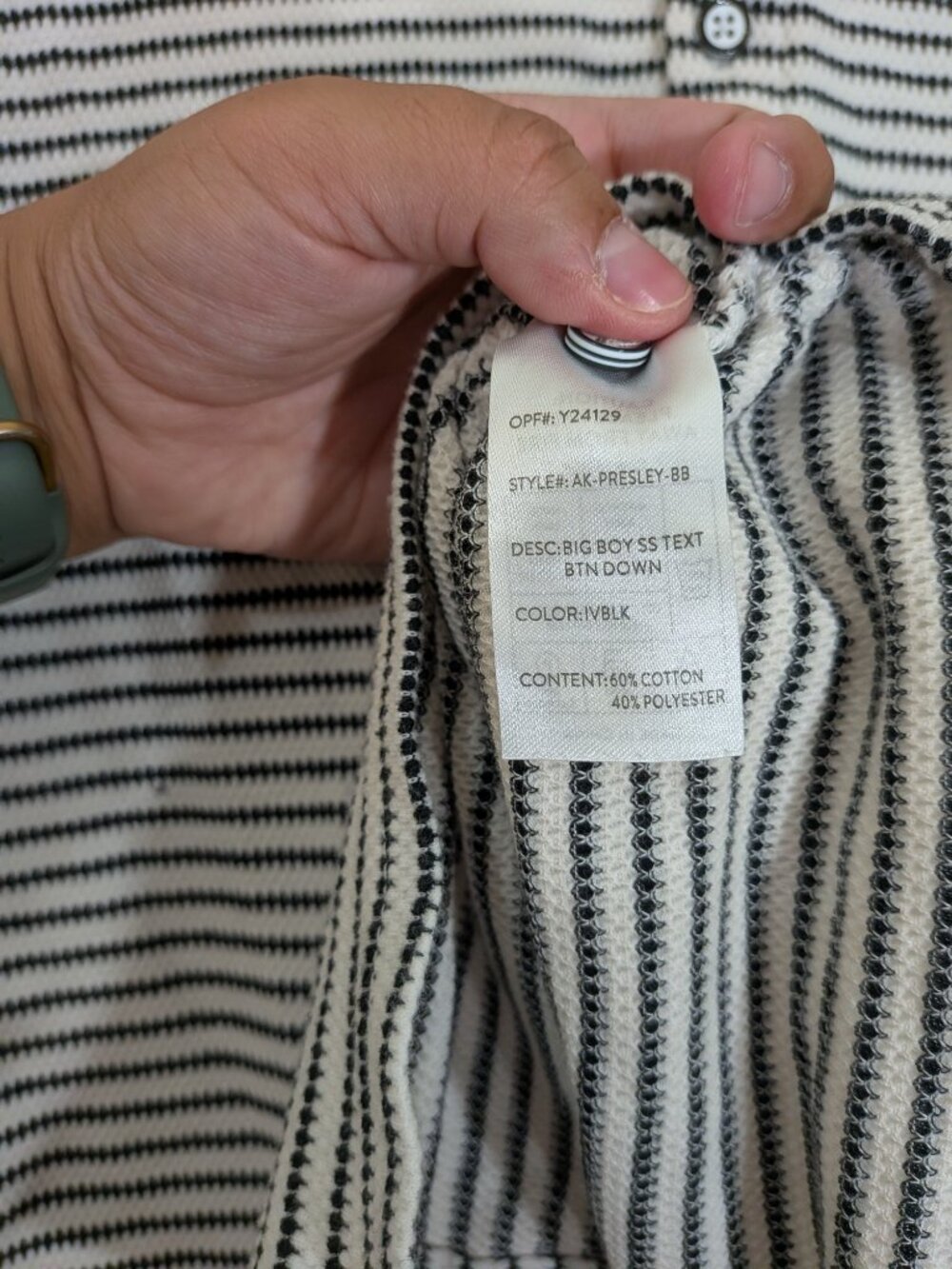 Men's Reto Button Down - Picture 7 of 7